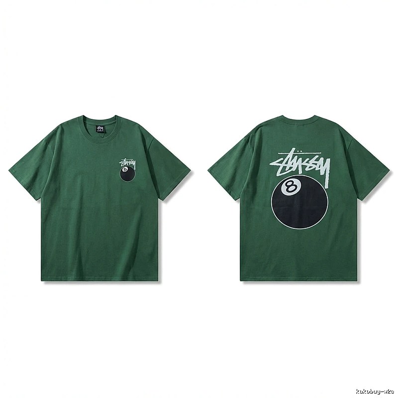 Stussy Black Eight Series Trendy and Cool Style T-shirt