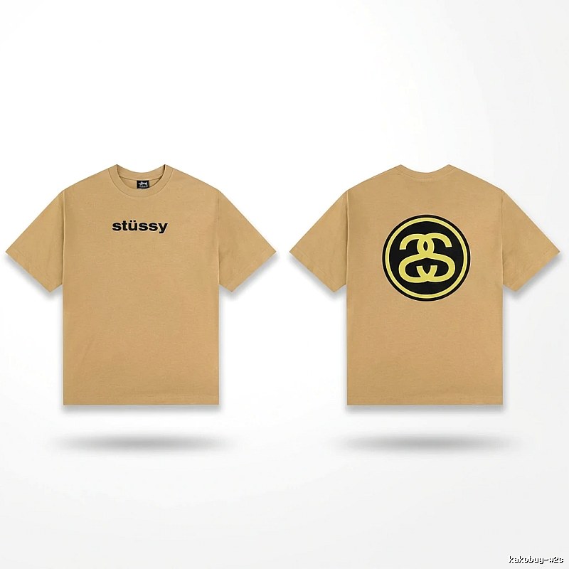 Stussy classic khaki short-sleeve
