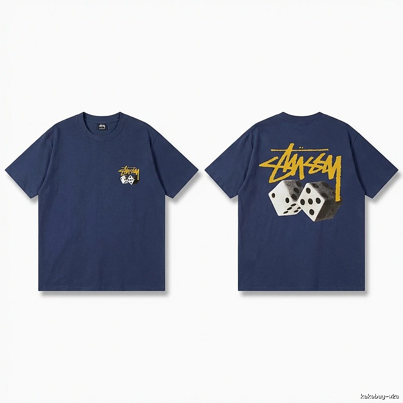 Stussy Dice Series Dark Blue T-shirt