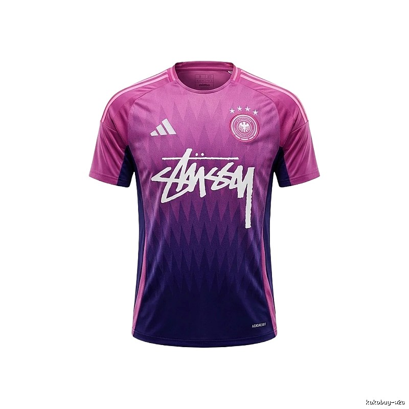 Stussy Gradient Style Pink-Purple T-shirt