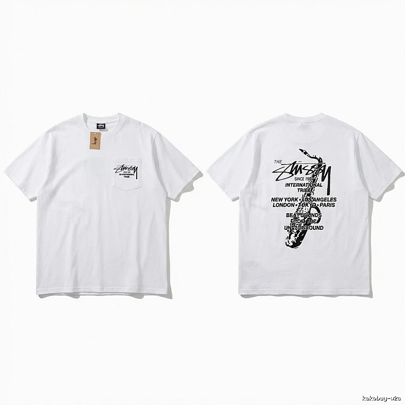 Stussy International Series Simple White T-shirt
