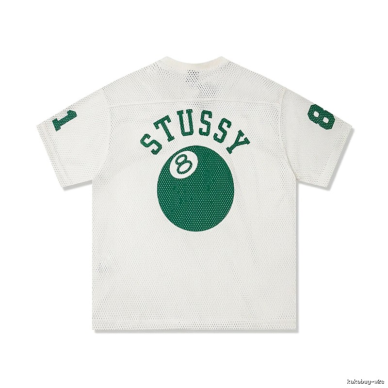 Stussy No.8 Ball White Trendy T-shirt