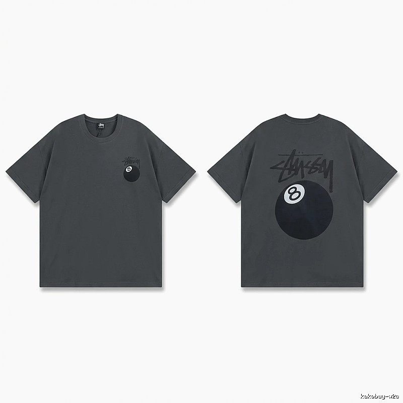 Stussy No.8 Retro Black T-shirt