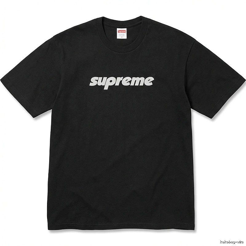 Supreme basic simple black T-shirt