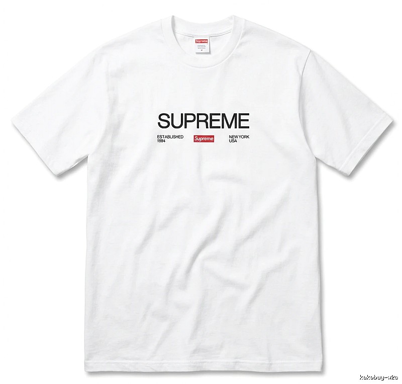 Supreme basic simple white T-shirt