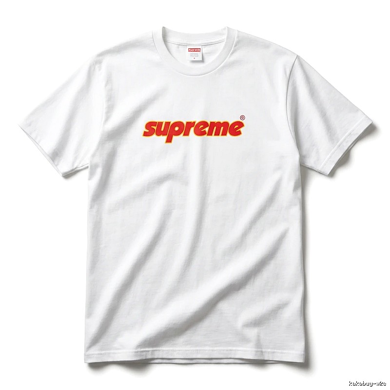 Supreme basic simple white T-shirt