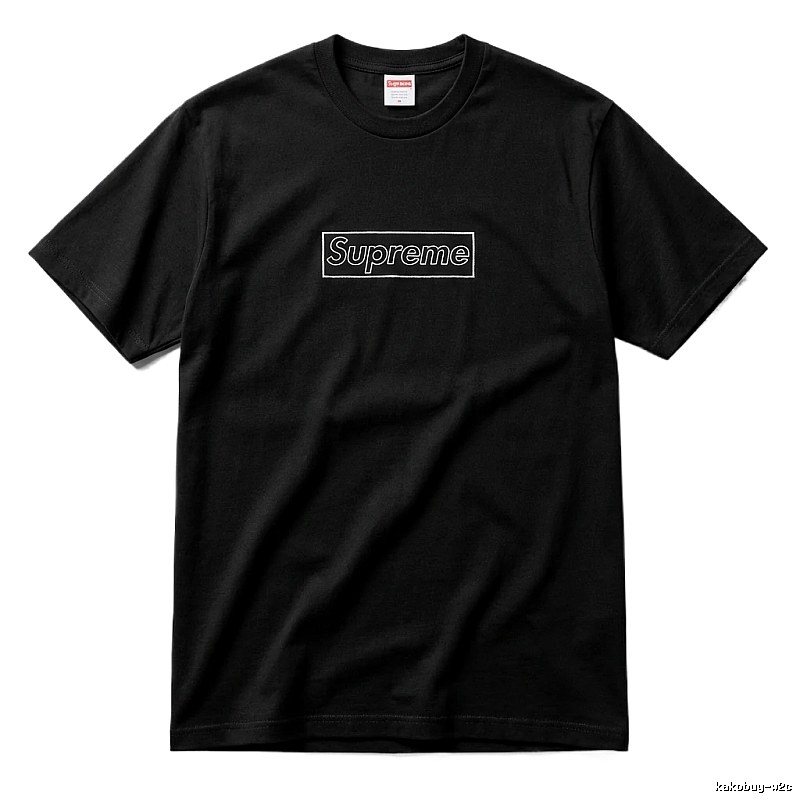 Supreme Basic Style Simple Black T-shirt
