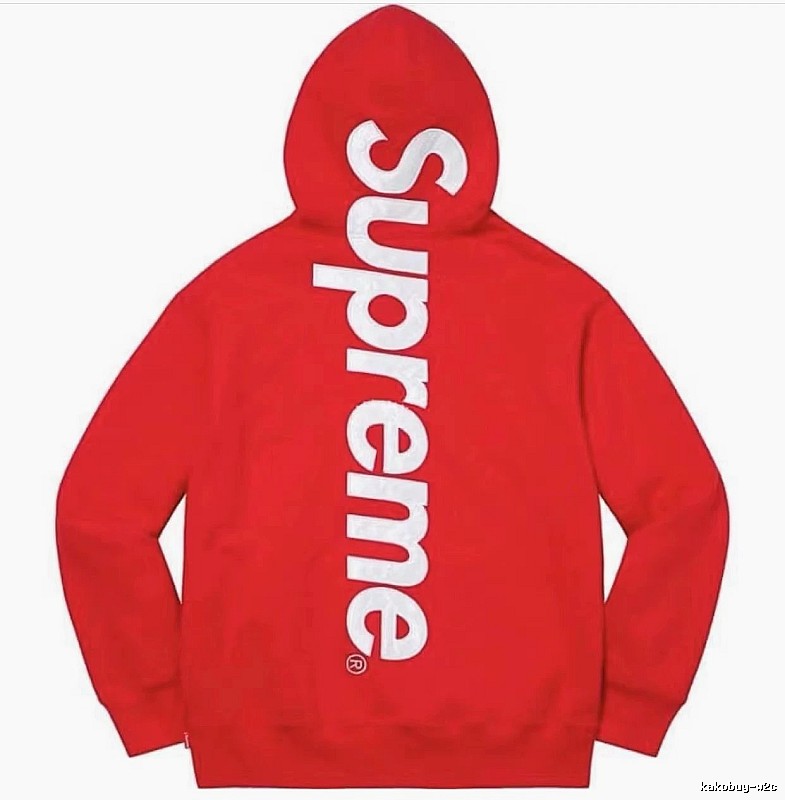 Supreme Compact Logo hoodie Gray Red Oversized for Smart Casual Looks