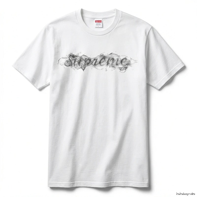 Supreme Smoke Style White T-shirt
