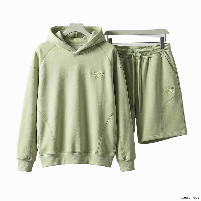 SynaWorld casual style light green suit