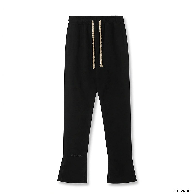 SynaWorld Trendy Style Black Long Pants