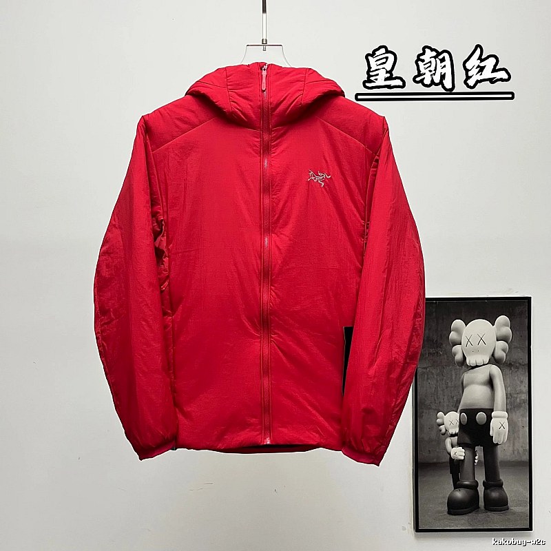 Technical Shell Jacket in Red with bright hooded body - Arc'teryx