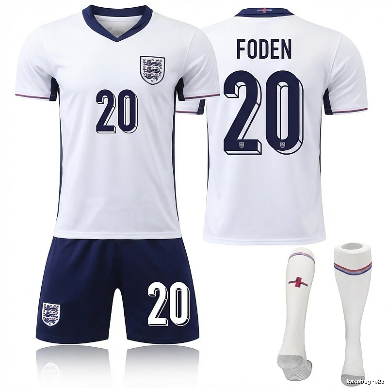 The England Foden No. 20 football jersey.