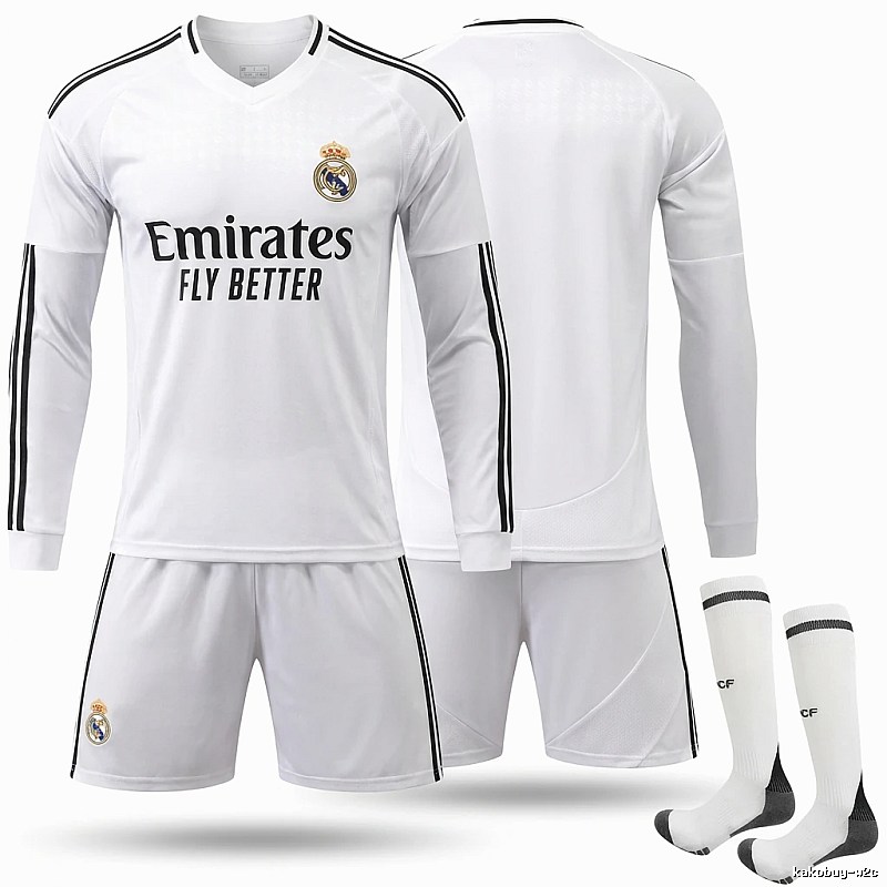 The white sporty jersey of Real Madrid.