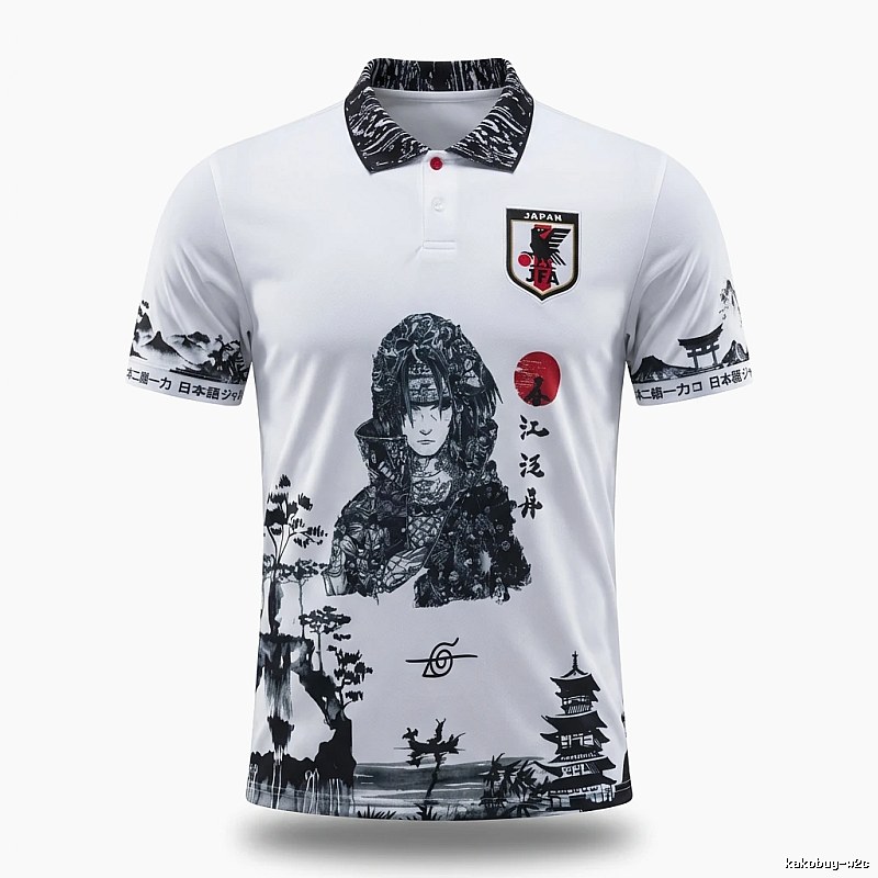 Tokyo Ghoul wind white short-sleeved shirt.