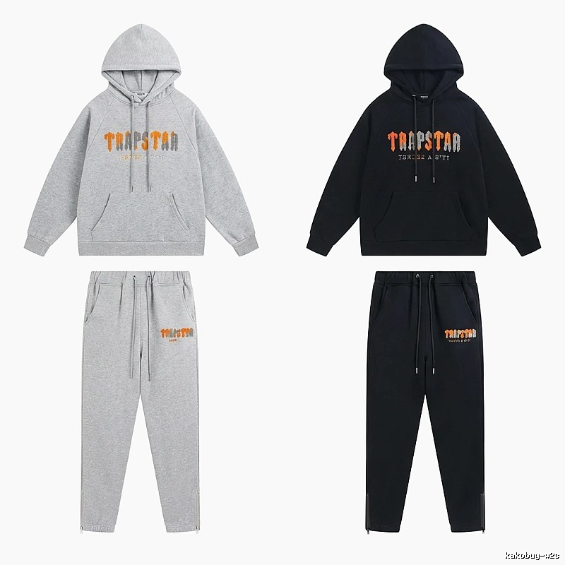Trapstar Printed Streetwear Set (Grey/Black)