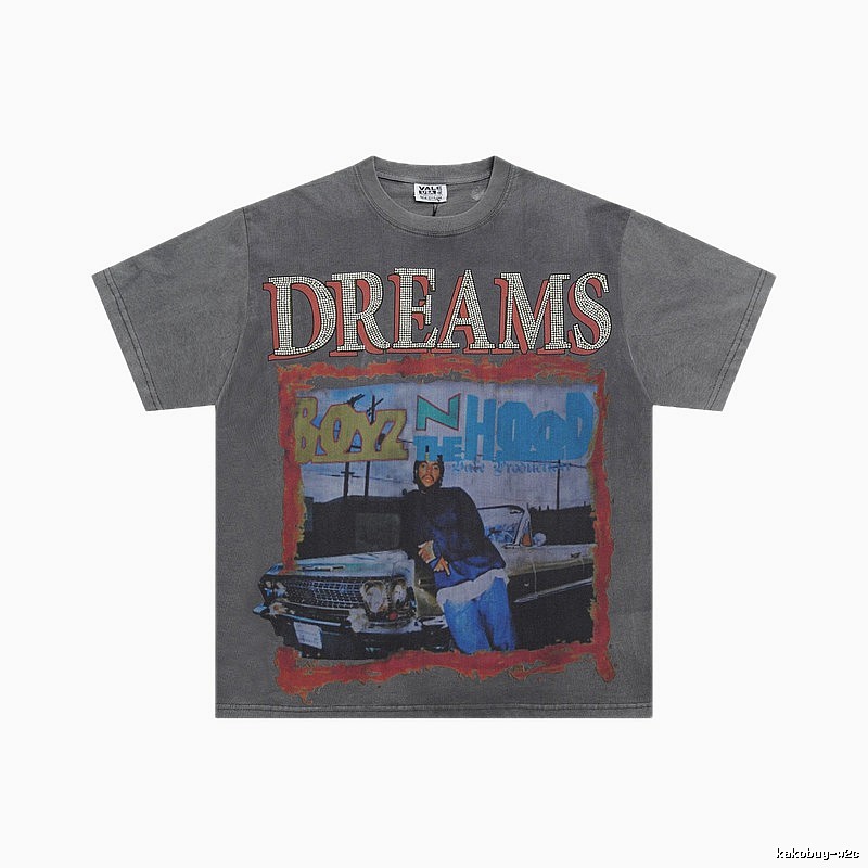 Valley Dreams American Retro Smoky Gray T-Shirt