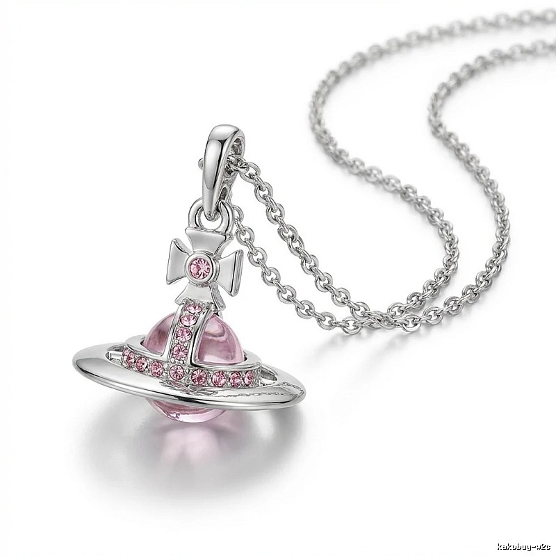 Vivienne Westwood Saturn series silver necklace