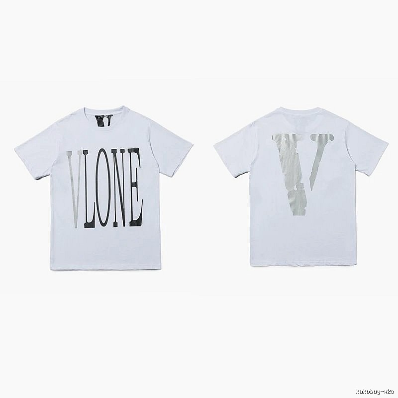 Vlone Patterned Logo T-shirt Black Purple Vlone with Signature Styling