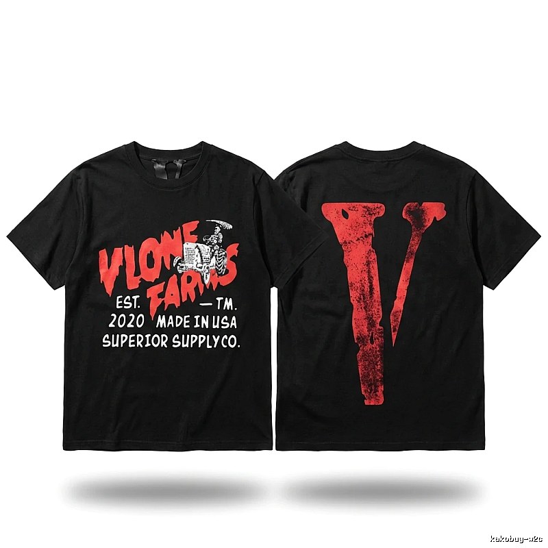 Vlone retro-style black T-shirt