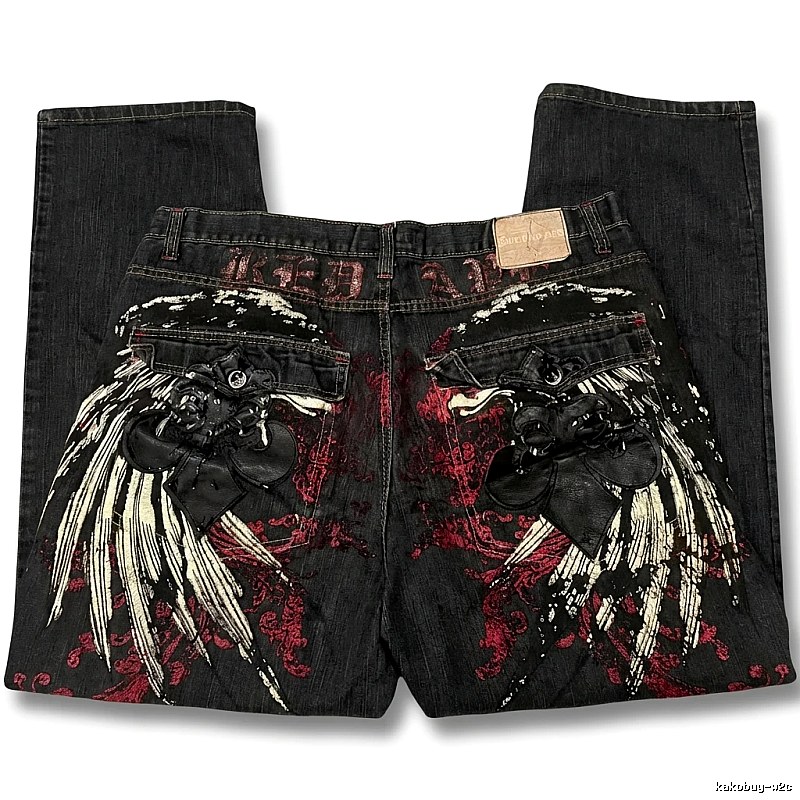 Y2K dark style jeans